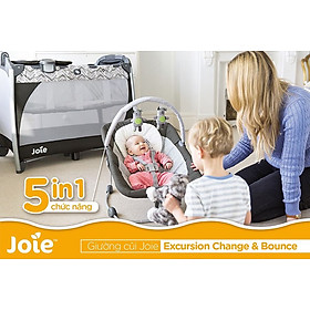 Giường cũi cao cấp Joie Excursion Change & Bounce