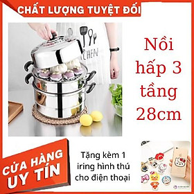 Mua Nồi hấp 3 tầng INOX cao cấp master pot chính hãng