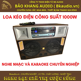 Mua Loa kéo điện Bluetooth công suất lớn. Loa kéo công suất đỉnh1000W. Msp: SPLKĐ-09