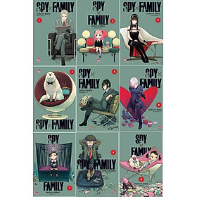 Sách - Spy X Family (combo 9 tập T1-9, kèm 01 postcard)