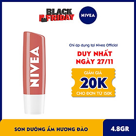 Son Dưỡng Ẩm Nivea Hương Đào 85031 (4.8g)