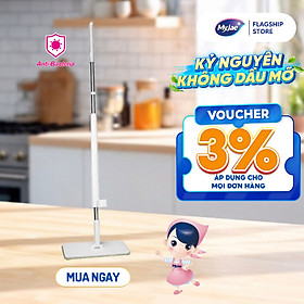Cây lau nhà tự vắt thông minh sợi microfiber