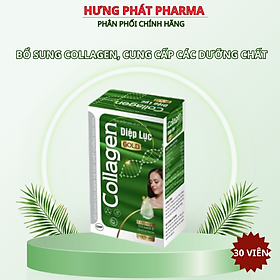 Viên uống đẹp da Diệp Lục Collagen Gold - giúp giữ dáng đẹp da