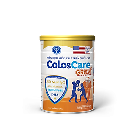 Sữa bột Coloscare GROW+ lon 800g - phát triển chiều cao tăng miễn dịch