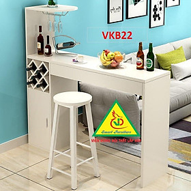 Mua Quầy bar mini kết hợp tủ rượu VKB022 ( không kèm ghế) - Nội thất lắp ráp Viendong Adv