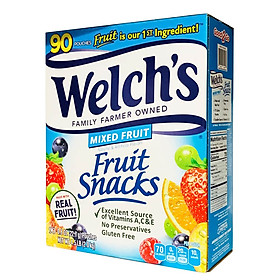 Kẹo dẻo trái cây Welchs Mỹ 1 hộp có 90 gói x 22.7g