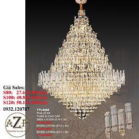 Mua ĐÈN THẢ TRẦN PHA LÊ / ĐÈN THÔNG TẦNG TRANG TRÍ PHÒNG KHÁCH / PHÒNG NGỦ / CẦU THANG / KHÔNG GIAN SANG TRỌNG AZP-8088 phong cách đương đại  hàng nhập khẩu AZP