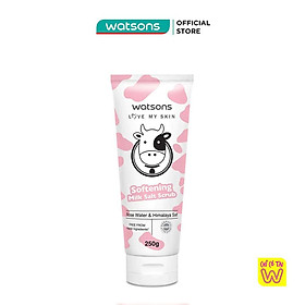 Tẩy Tế Bào Chết Watsons Love My Skin Mềm Mượt Da Softening Milk Salt Scrub 250g