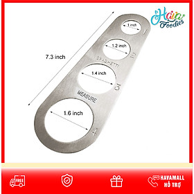 Mua Dụng Cụ Đo Lường Mì Spaghetti 4 Lỗ Bằng Thép Không Gỉ – Pasta Measure Tool