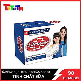 Xà Bông Cục Lifebuoy 90g Chăm Sóc Da Giúp Dưỡng ẩm Và Bảo Vệ Khỏi 99.9% Vi Khuẩn Gây Bệnh