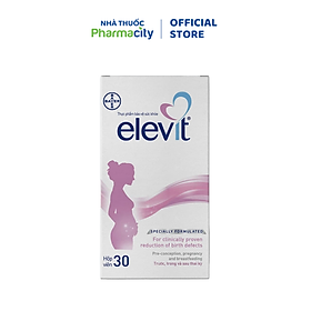 Viên bổ sung vitamin và khoáng chất cho bà bầu Elevit (Hộp 30 viên)