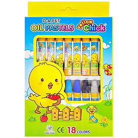 Sáp Dầu Gà Hộp Giấy HQ 18 Màu