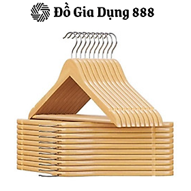 Mua Bộ 20 Móc Treo Quần Áo Bằng Gỗ  Chống Trơn Trượt  Sang Trọng  Nhập Đức - Trắng