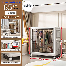 Tủ Nhựa Gấp Gọn Cao Cấp Nhiều Ngắn- Gấp Đựng Đồ,Quần Áo Thông Minh Tiết Kiệm Không Gian, Tháo Lắp Dễ Dàng
