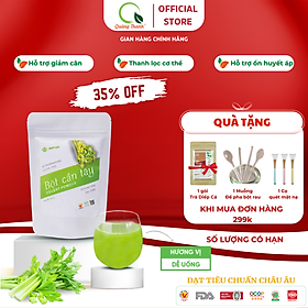 Bột cần tây sấy lạnh nguyên chất - hỗ trợ giảm cân, giảm mỡ bụng, giảm mụn, giảm gút - túi 50gr