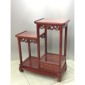 Mua Đôn 2 tầng gỗ hương Ngang 57cm - sâu  25cm - cao 68cm
