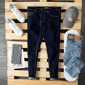 Quần jeans ống suông đẹp thiết kế thời trang King168 , quần jeans nam Q36