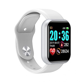 Y68 Vòng đeo tay thông minh 1,44 inch Màn hình màu tim huyết áp nam giới đàn ông Thể thao Thể hình Bluetooth Watch cho Android iOS