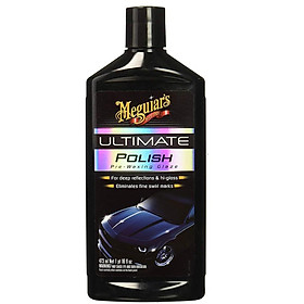 Meguiar's Xi đánh bóng xóa xước nhanh cho xe hơi dòng cao cấp Ultimate - Ultimate Polish, G19216, 473ML