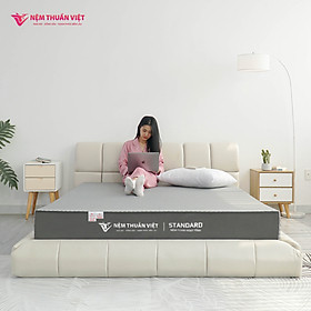 Nệm Foam Standard Thuần Việt - Chất Liệu Foam Hoạt Tính, Kháng Khuẩn, Thoáng Khí [Mua 1 Tặng 7