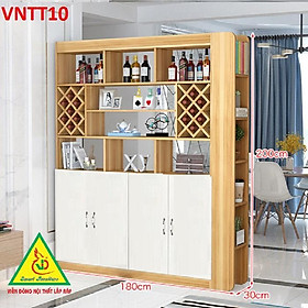 TỦ KỆ TRANG TRÍ KIÊM VÁCH NGĂN VNTT10 - Nội thất lắp ráp Viendong Adv