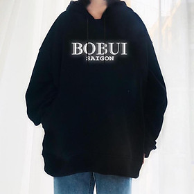 Áo hoodie Nam Nữ Vải Dầy Phản Quang Siêu Xịn Bờ Bụi