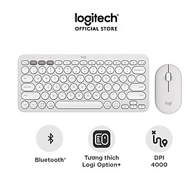 Bộ Bàn Phím Và Chuột Logitech PEBBLE 2 COMBO Bàn Phím Logitech K380s + Chuột Logitech M350s | Silent | Bluetooth - Hàng Chính Hãng