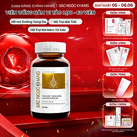 Viên uống Sắc Ngọc Khang Thảo Mộc Thiên Nhiên (60 viên) hỗ trợ làm đẹp da hạn chế sạm da, nám da, lão hóa da