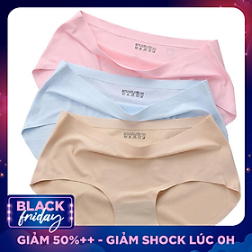Combo 10 quần lót nữ su thông hơi không đường may, hàng đẹp loại xịn W19_153, nhiều màu, vải thun lạnh, thông hơi, co giãn đàn hồi tốt, thấm hút tốt, phù hợp mọi lứa tuổi, có màu da, màu trắng, màu đen, đồ lót nữ cao cấp