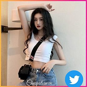 Áo Ba Lỗ Nữ Croptop Ôm Body Trơn _ Áo Croptop 3 lỗ Co Giãn Chất Cotton Mềm