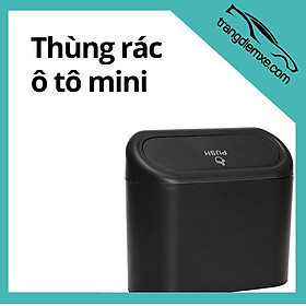 Thùng Rác Ô Tô Có Nắp Đậy - Thùng Rác Mini Treo Cửa Ô Tô 6 BY-1079