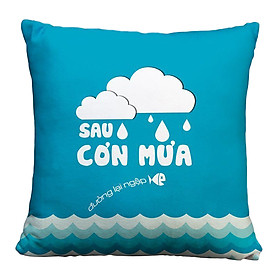 Gối vuông Sau cơn mưa đường lại ngập  - GVFU315