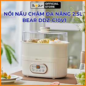 Mua Nồi nấu chậm đa năng 2.5L Bear DDZ-C10V1 - Hàng chính hãng