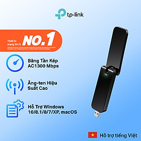 Bộ Chuyển Đổi USB Wifi TP-Link Archer T4U Băng Tần Kép MU-MIMO AC1300 - Hàng Chính Hãng