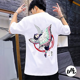 Áo thun trắng Anime, Manga Thanh g diệt quỷ Hoa trụ 022, Unisex Nam Nữ có Size áo từ 25-95kg