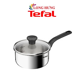 Mua Nồi cán dài/quánh Inox liền khối có nắp Tefal Starter 16cm E3252295/18cm E3252395 - Hàng chính hãng