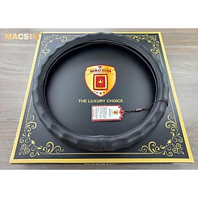 Bọc vô lăng cao cấp Macsim mã 8890 - Chất liệu da thật 100%, khâu tay thủ công size M