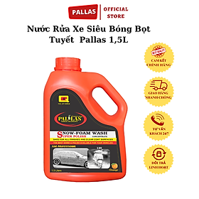 Hình ảnh Nước Rửa Xe Bọt Tuyết Siêu Bóng 120 Pallas 1.5 lít - Pallas shop