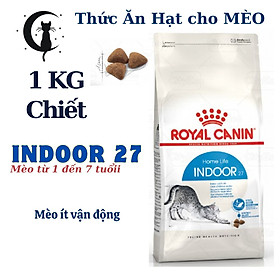 Royal Canin Indoor 27 Thức Ăn Hạt Mèo 1-7 Tuổi | Mèo Ít Vận Động [Dry cat food