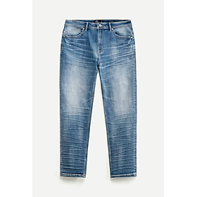 Quần jeans nam trơn ROUTINE Form Slim Premium màu Xanh INDIGO- 10F23DPA012P | LASTORE MENSWEAR