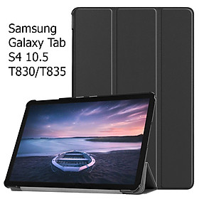 Bao Da Cover Dành Cho Máy Tính Bảng Samsung Galaxy Tab S4 10.5 T830 / T835 Hỗ Trợ Smart Cover