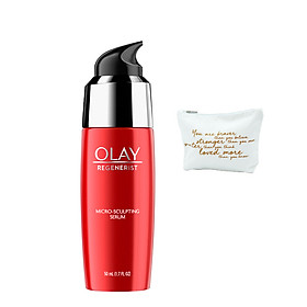 Tinh chất chống lão hóa Olay Regenerist Advance Anti Aging Serum tặng Túi trang điểm thời trang