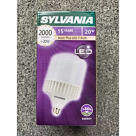 Hình ảnh BÓNG ĐÈN LED BULB TRỤ SYLVANIA ĐẾ NHÔM NGUYÊN KHỐI E27 20W ÁNH SÁNG TRUNG TÍNH 4000K - [HÀNG CHÍNH HÃNG] - TIẾT KIỆM ĐIỆN NĂNG