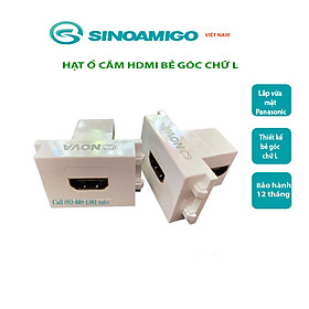 Mua Hạt ổ cắm HDMI âm tường (hạt thẳng  hạt bẻ góc chữ L  hạt dây dài 20cm). Dùng lắp mặt âm tường  ổ cắm âm sàn