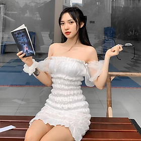 Đầm dập thun Bonnie