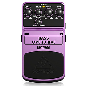 Mua Guitar Stompboxes- PEDAL - Phơ cục - Fuzz - Behringer BOD400 BASS OVERDRIVE-Hàng chính hãng