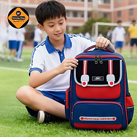Balo Học Sinh Cao Cấp Chống Gù TNBags Smart Red TN.B3110, Ngăn Chính Mở 180 Độ, Nhiều Ngăn, Cá Tính Mạnh Mẽ!