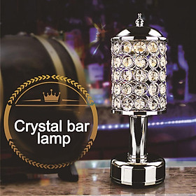 Crystal Desk Lamp Bedside Table Lights Bedroom Nightclub KTV Cafe Decor