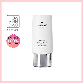 Kem Chống Nắng Sakura Physical Daily Defense SPF 50+ PA ++++ (60g)