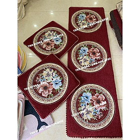 Mua Thảm trải ghế tây âu  đệm ghế  thảm trải trên ghế gỗ giá rẻ (ẢNH THẬT